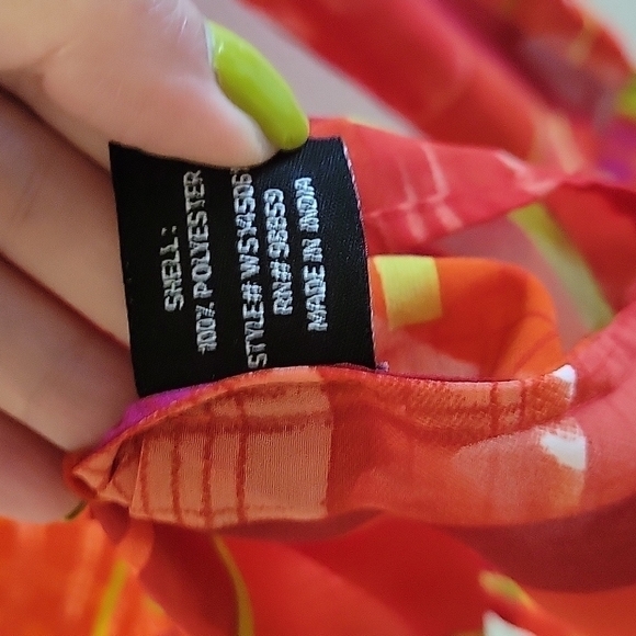 Walter BAKER Long Sleeve Sheer Shirt M - Picture 4 of 7